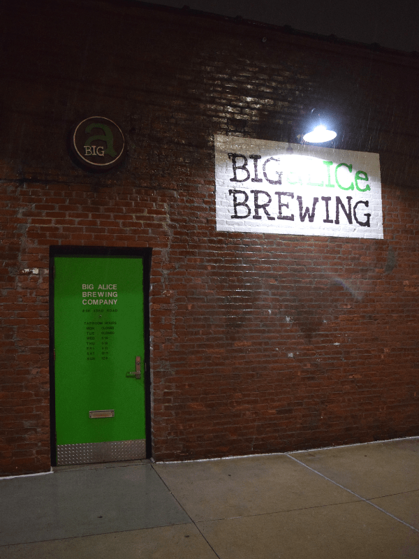 Entrance to Big aLICe Brewing in Long Island City