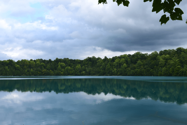 Green Lake at Green Lakes State Park, Syracuse, NY